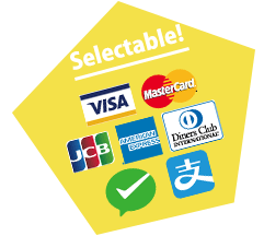 クレジットブランド一覧、VISA、MasterCard、JCB、AMEX、Diners、WeChat、Alipay