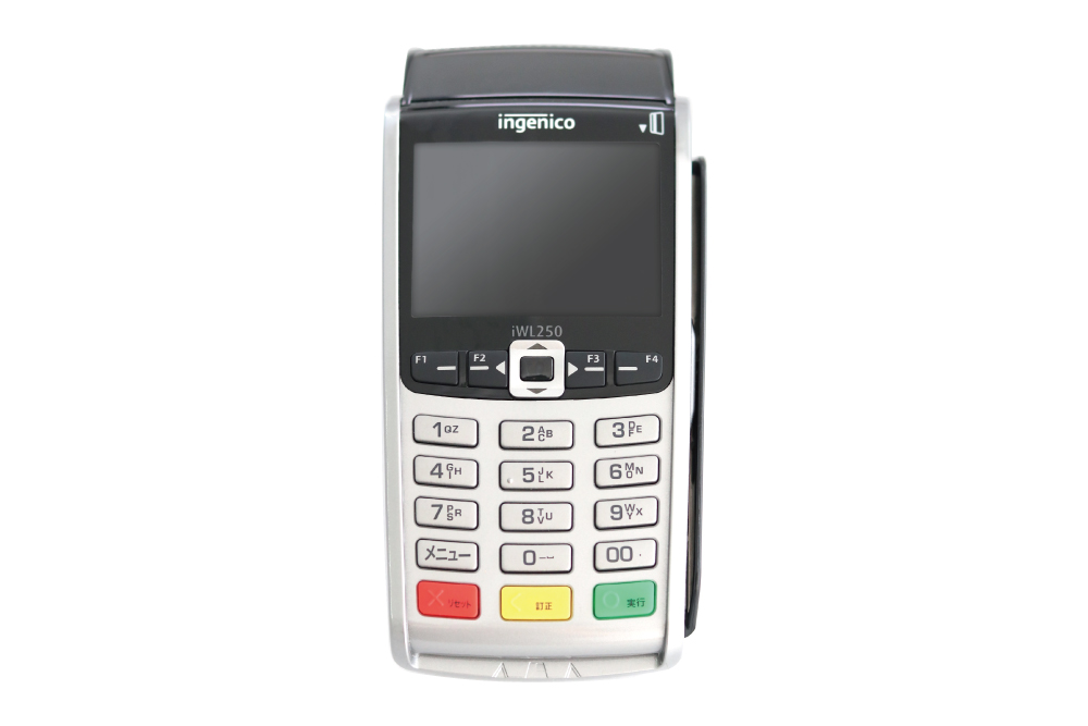 モバイル型クレジットカード決済端末ingenico_iwl250